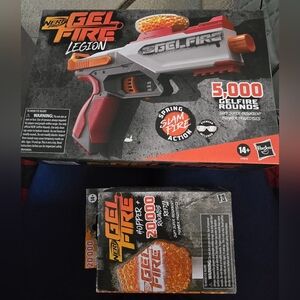 Nerf Gelfire With Refill, New